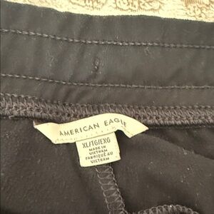 American Eagle Outfitters Black Track Pants